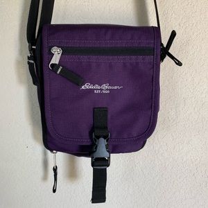 Eddie Bauer Purple Crossover Purse